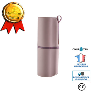 Ensemble de boîte de rangement de brosse à dents de voyage tasse de brosse à dents portable tasse de lavage de voyage boîte d